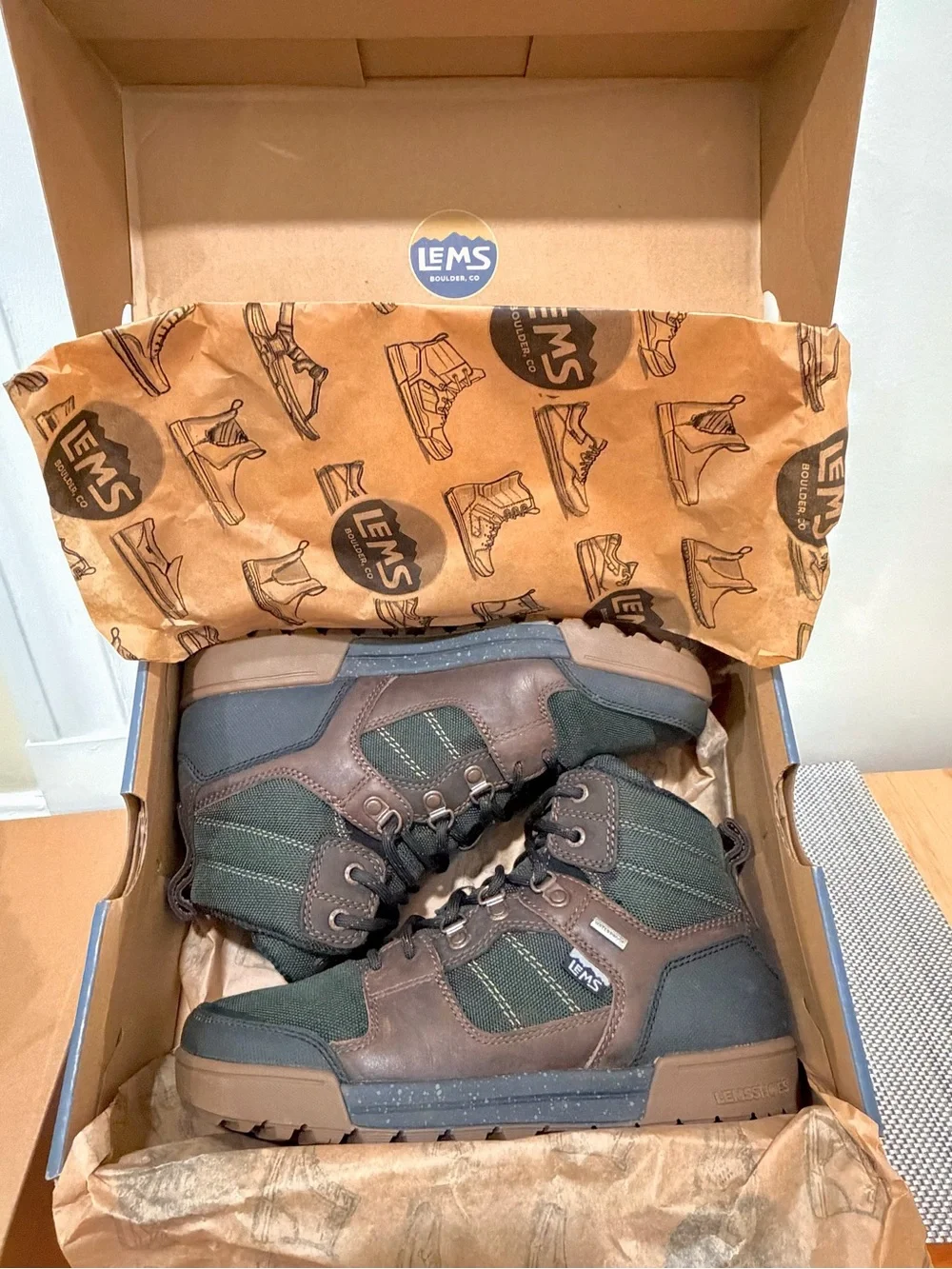 LEMS Outlander Waterproof Unisex Boot- M8 /W 9.5